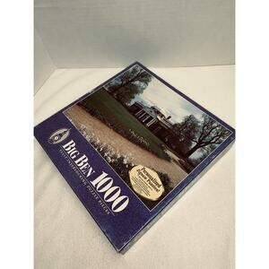 Vtg Hasbro MB Big Ben 1000 pc Jigsaw Puzzle Monticello Charlottesville VA NEW